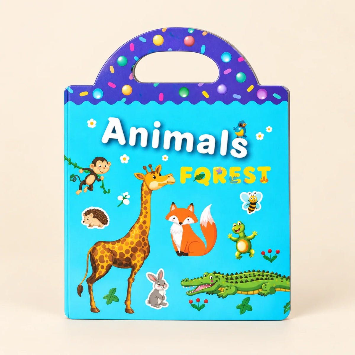 Whimsical Wanderer Reusable Sticker World, Wild Forest