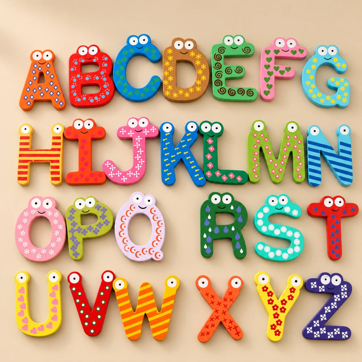 Whimsical Wonders Magnetic Alphabet Letters | Educational Baby Toys