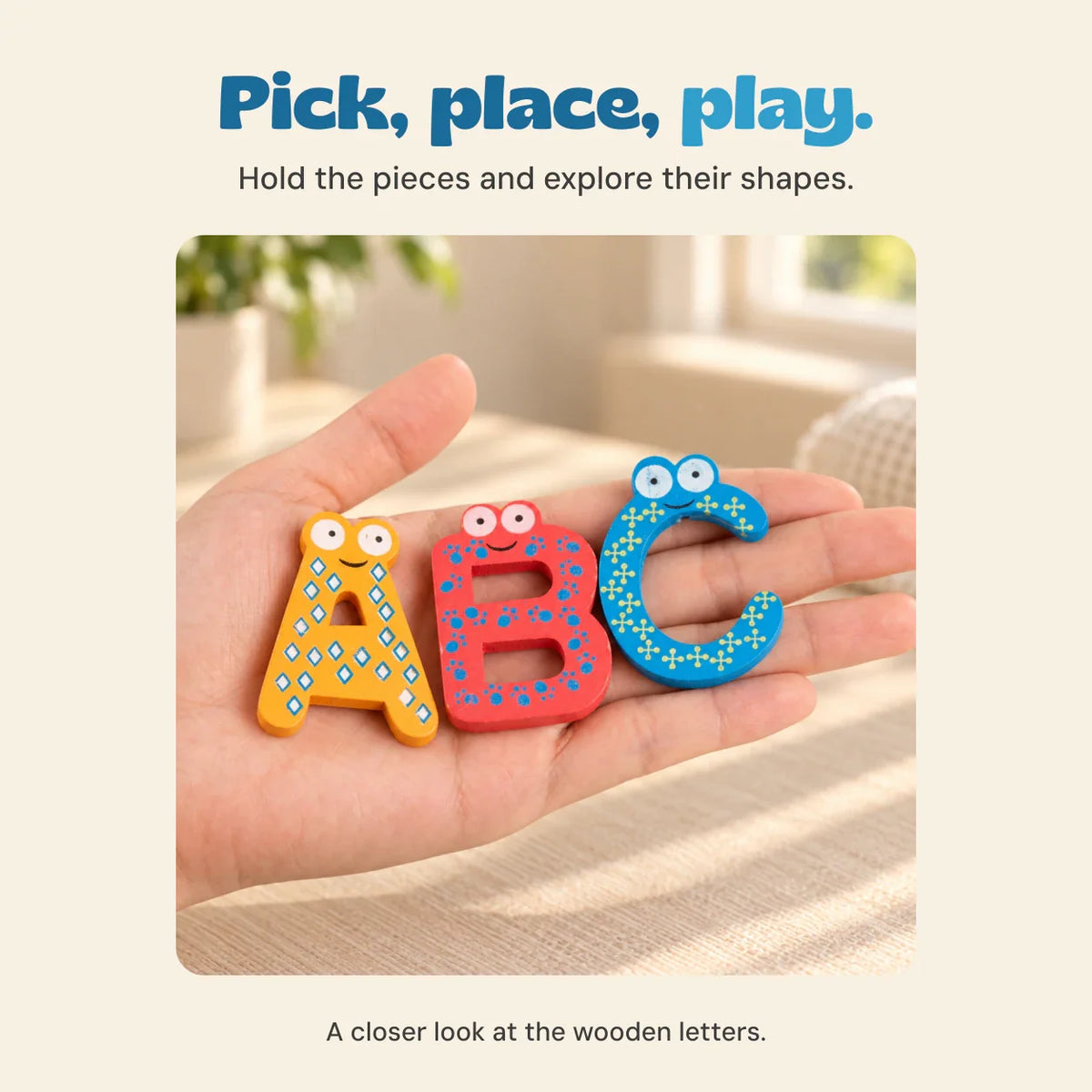 Whimsical Wonders Magnetic Alphabet Letters | Educational Baby Toys
