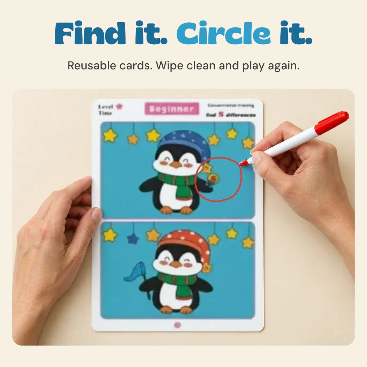 Whimsy Woods Concentration Cards, Beginner