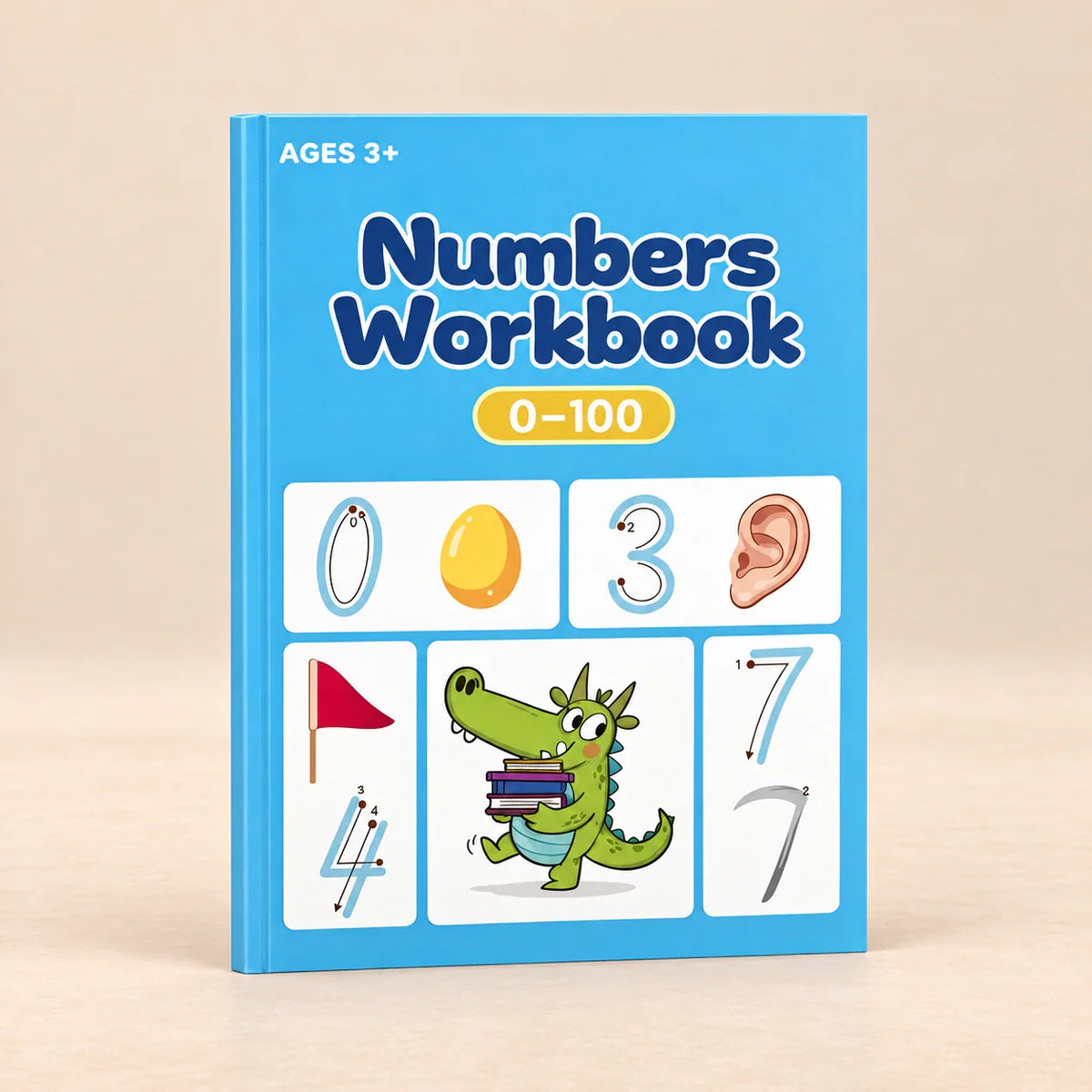 WhimsyTrail Numbers 0-100 Practice Book