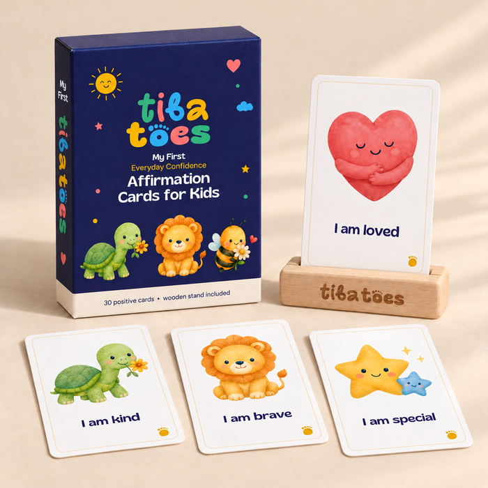 Whispering Wishes Affirmation Cards for Kids, My First