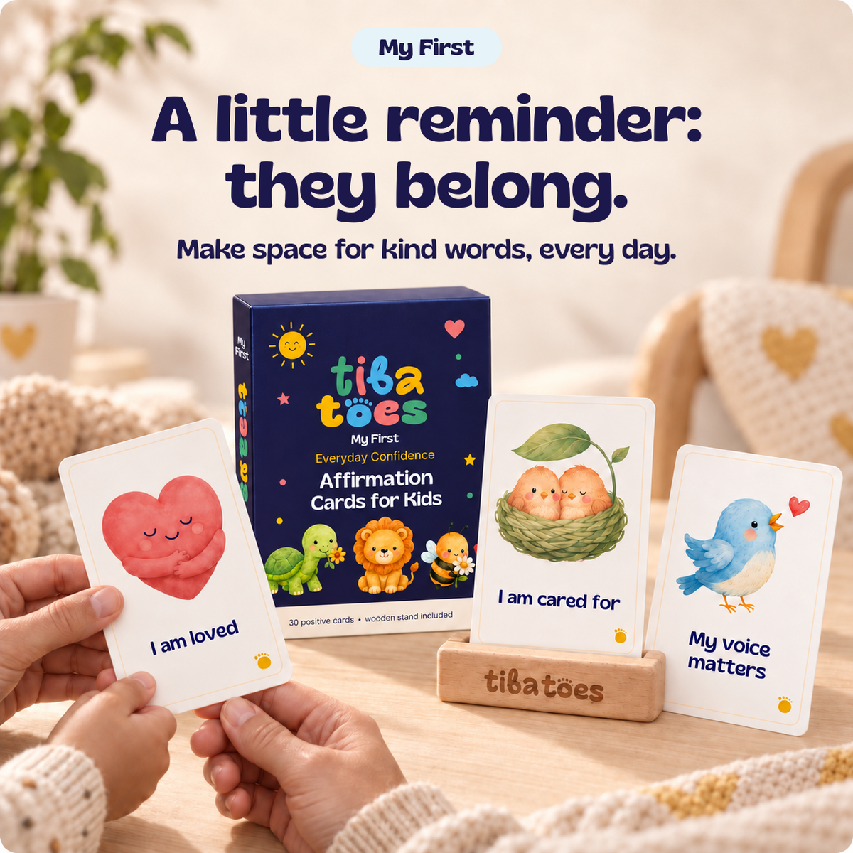 Whispering Wishes Affirmation Cards for Kids
