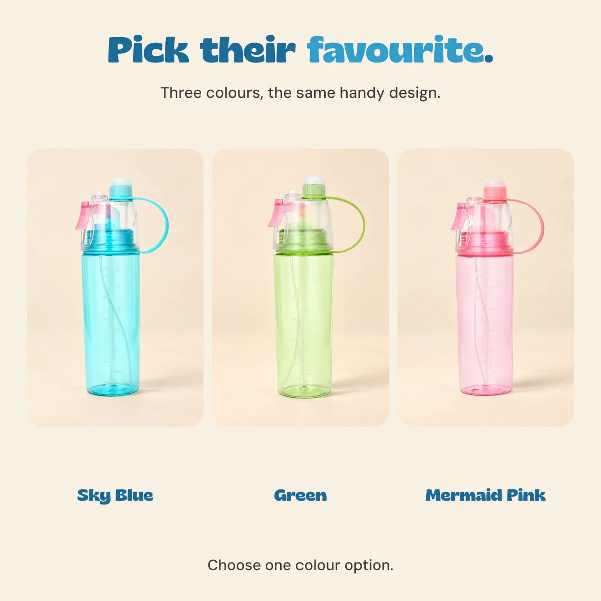 WhisperWalk MistSip Kids Water Bottle