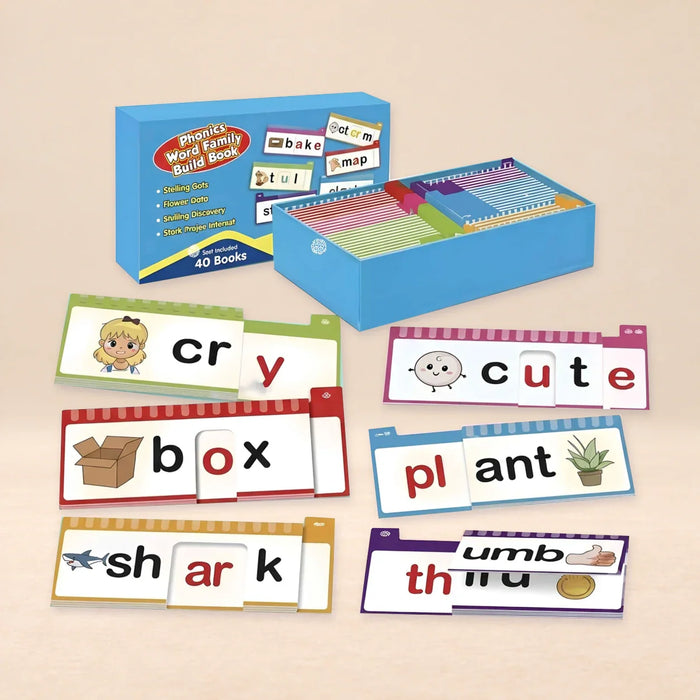 WhisperWalk WordBuilder Spelling Game, Little Words 40-Card Learning Set