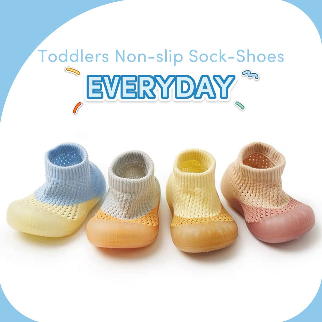 Gentle Steps Toddler Non-Slip Sock-Shoes | Comfortable First Walking Shoes
