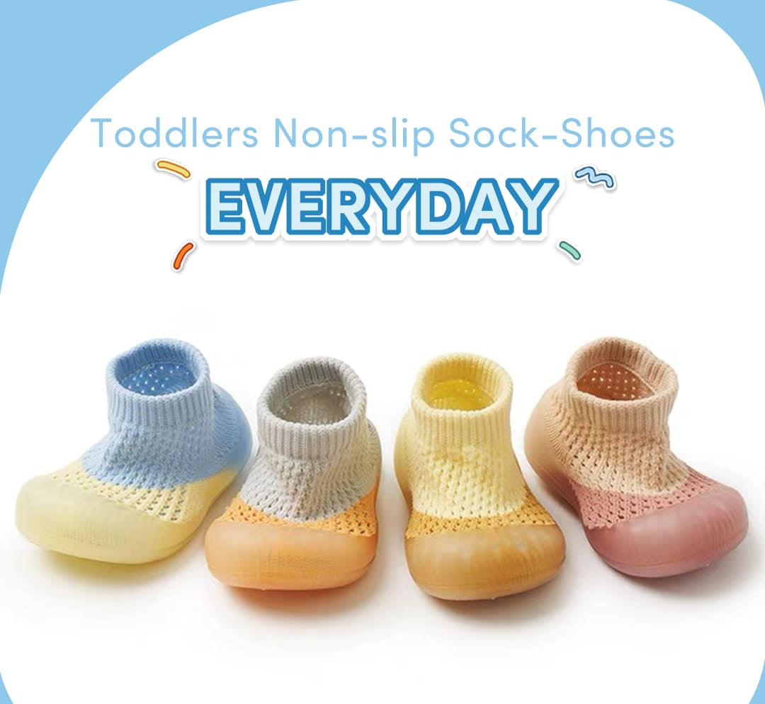 GentleStride Non-Slip Toddler Sock-Shoes | Comfortable Baby Footwear