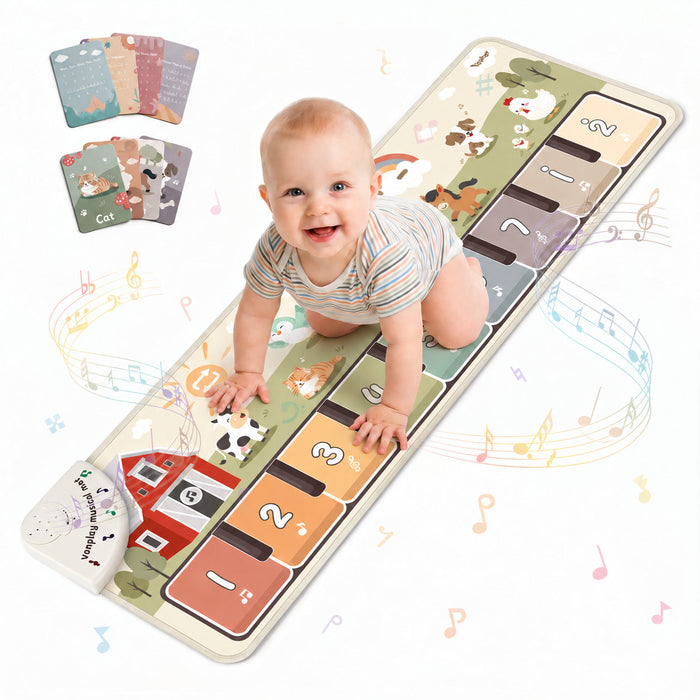 Melody Steps Floor Piano Mat, 45 Sounds Sensory Toy