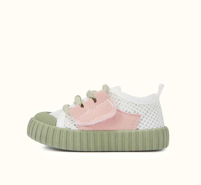 GentleStride Air Mesh Baby Sneakers | Breathable Soft Sole Toddler Shoes