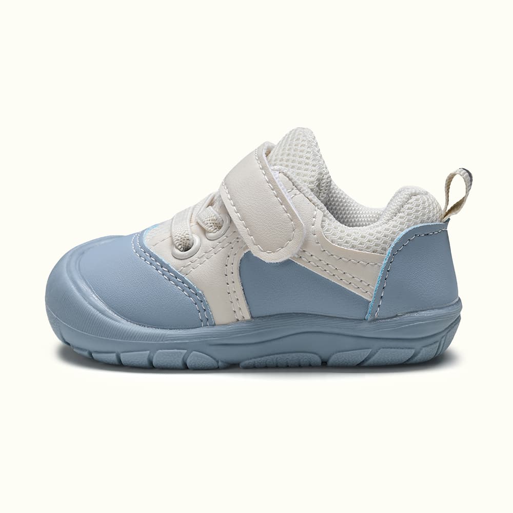 Starlit Stride Baby Sneakers White | Breathable Soft Sole First Walking Shoes