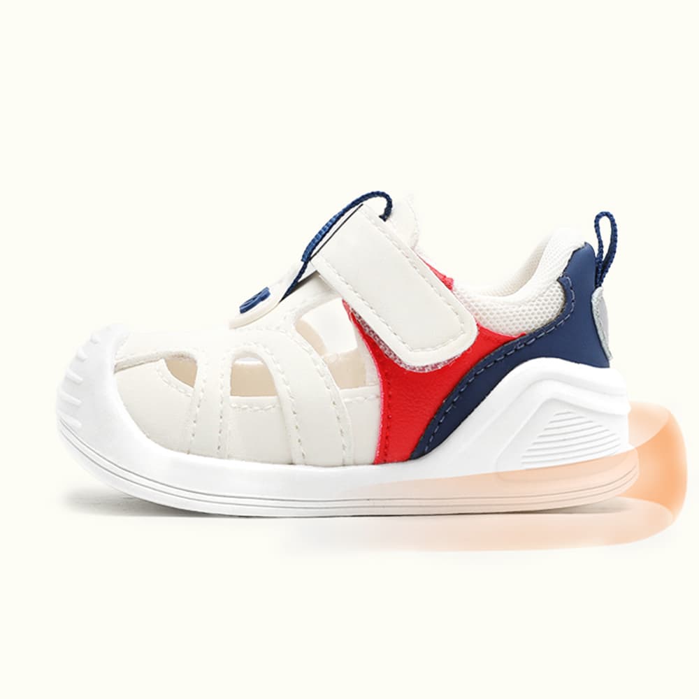 LunaStride Sneaker Sandals Blush | Lightweight Non-Slip Toddler Shoes