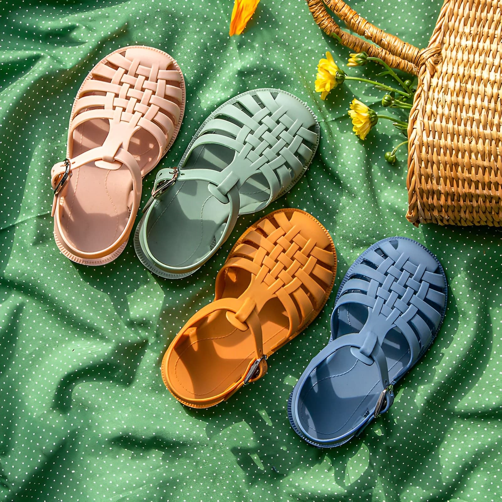 Laguna Breeze Toddler Sandals Aqua | Lightweight Non-Slip Shoes