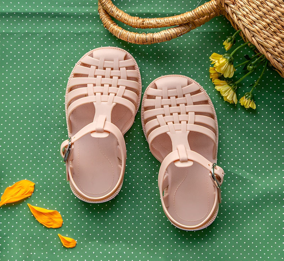 Seaside Breeze Toddler Jelly Sandals | Lightweight Non-Slip Shoes