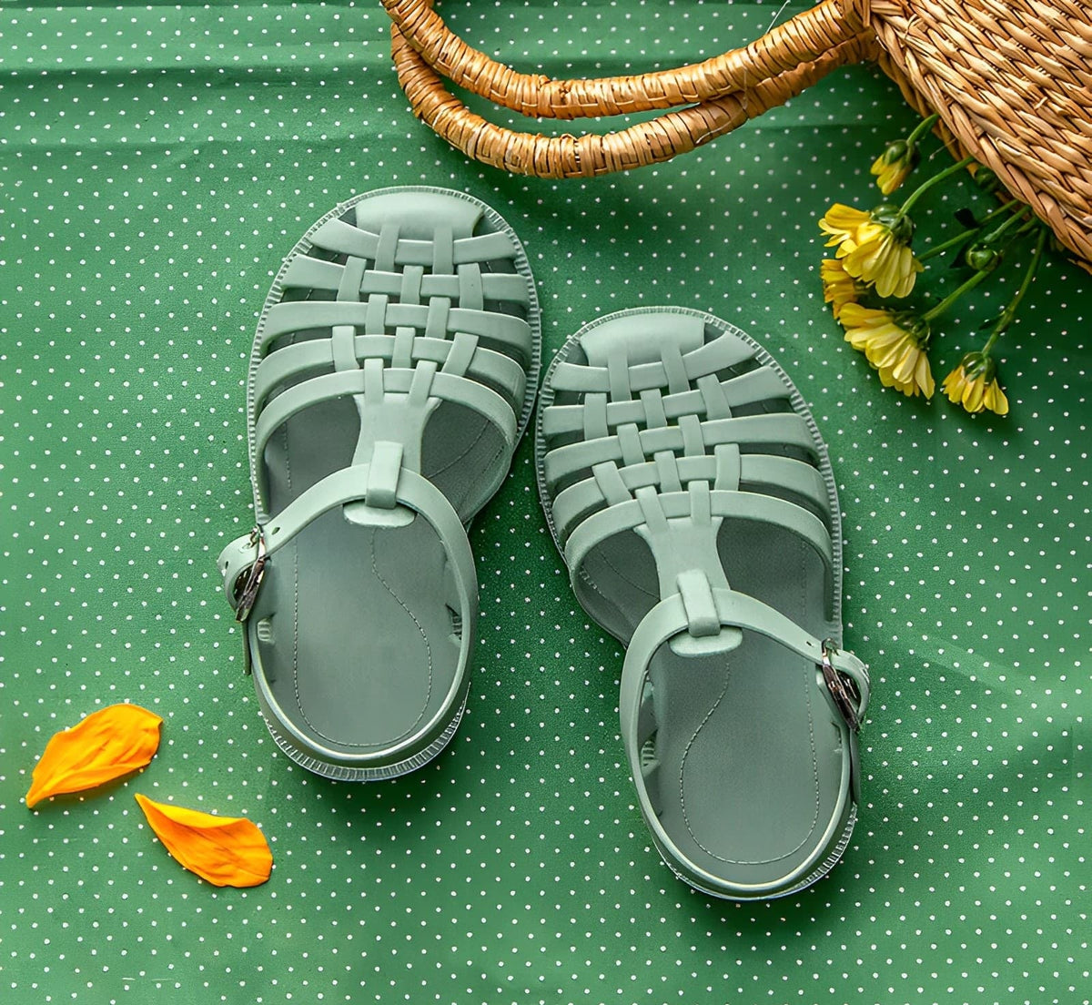Seaside Breeze Toddler Jelly Sandals | Lightweight Non-Slip Shoes