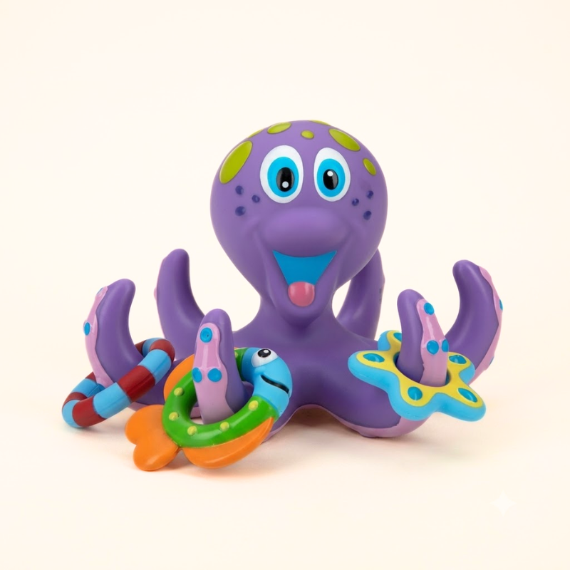 Baby Bisou Octopus Bath Toy