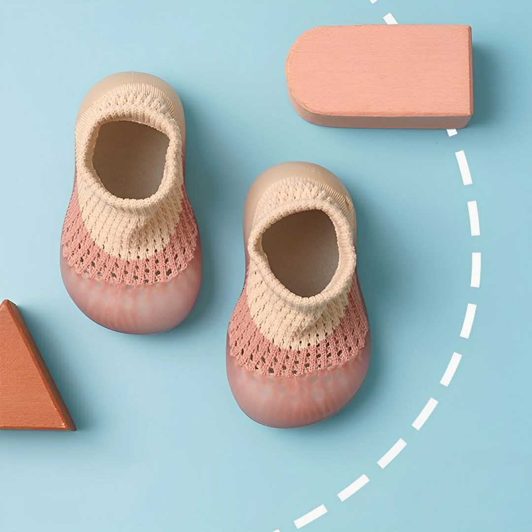 Gentle Steps Toddler Non-Slip Sock-Shoes | Comfortable First Walking Shoes