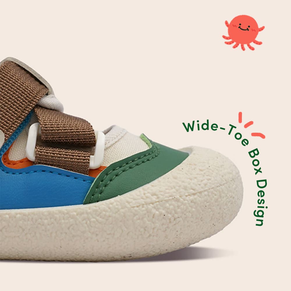 WhisperWalk Baby Sneakers Ivory | Lightweight Non-Slip First Walking Shoes