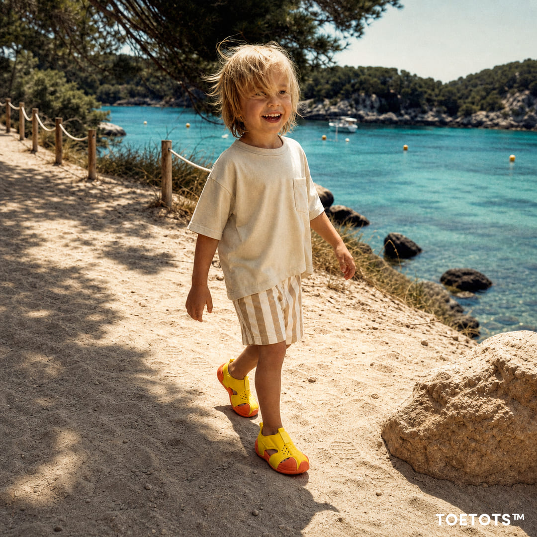 Seaside Breeze Toddler Sandals Aqua | Lightweight Non-Slip Footwear