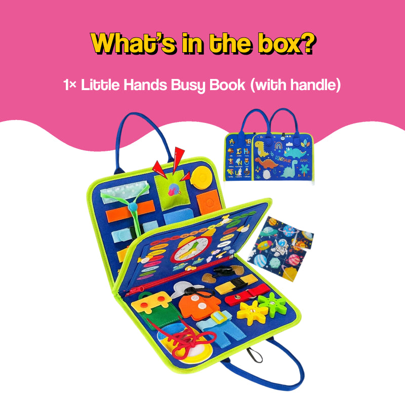 Soft Quiet Book with 20+ Activities for Toddlers