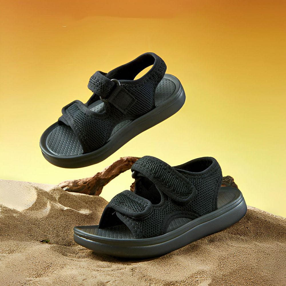 Sunny Meadow Toddler Sandals Yellow | Lightweight Non-Slip Footwear