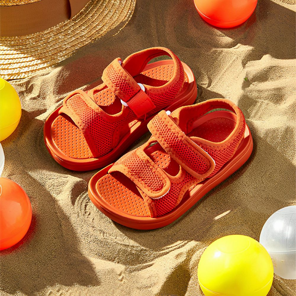 Sunny Meadow Toddler Sandals Yellow | Lightweight Non-Slip Footwear