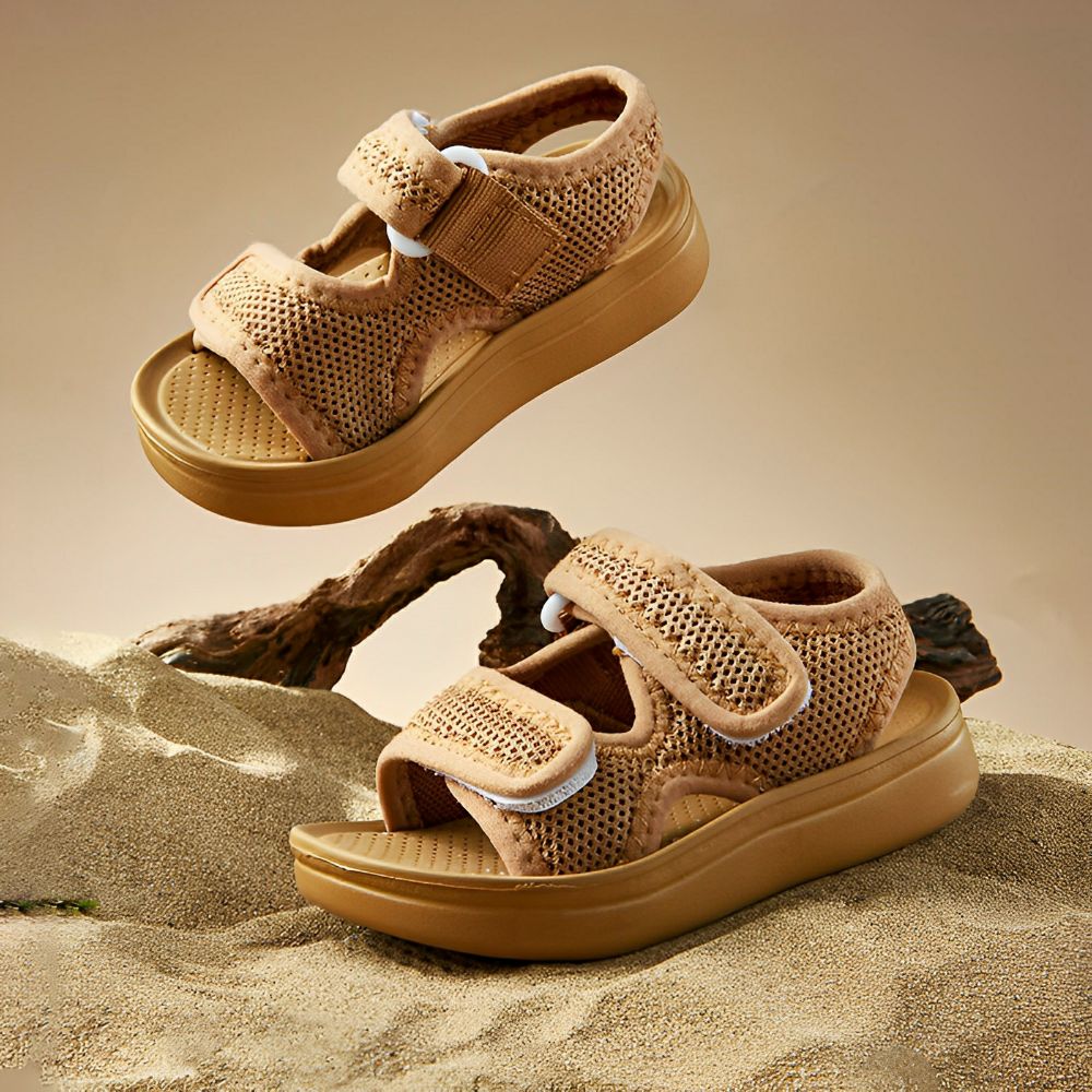 Sunny Meadow Toddler Sandals Yellow | Lightweight Non-Slip Footwear