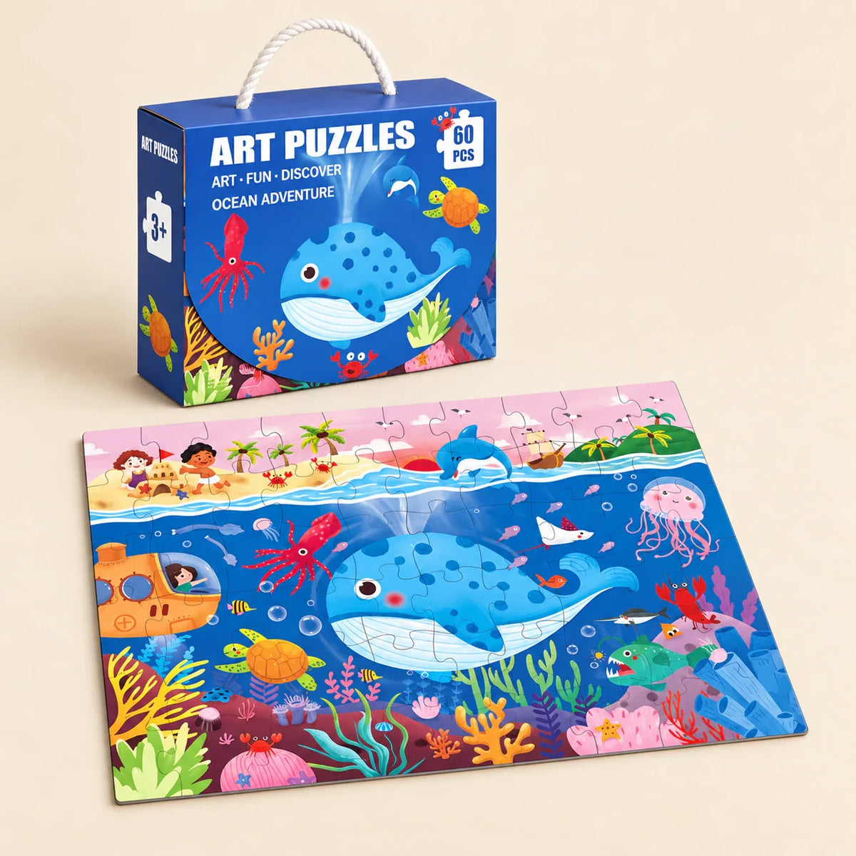 Wanderlust Puzzle Adventure Set | Engaging Floor Puzzle for Toddlers