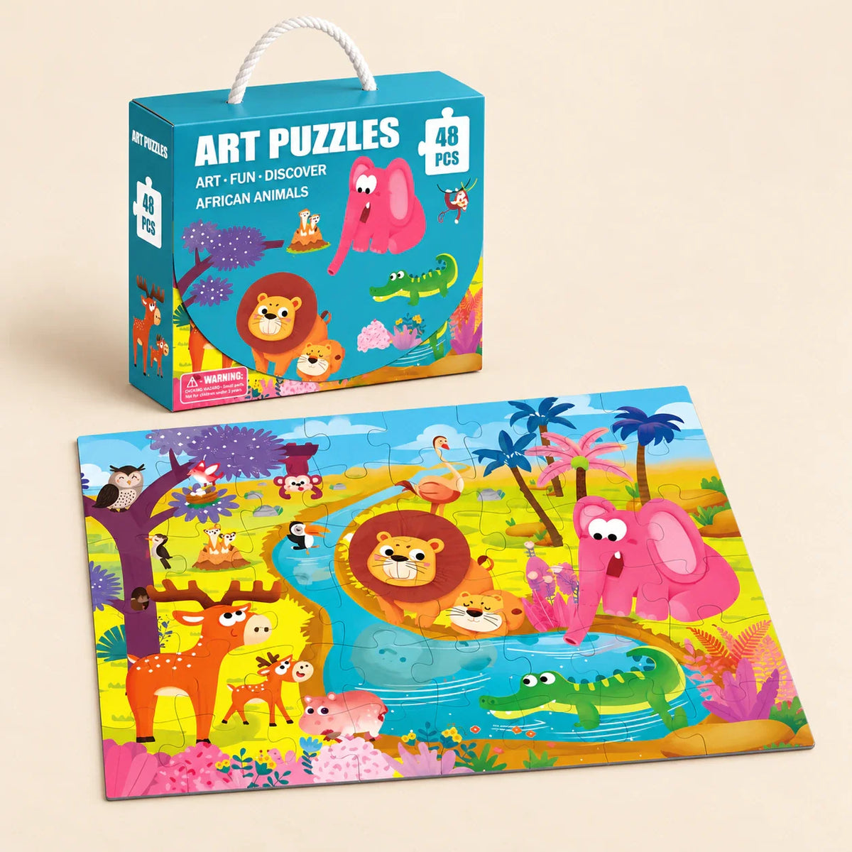 Wanderlust Puzzle Adventure Set | Engaging Floor Puzzle for Toddlers