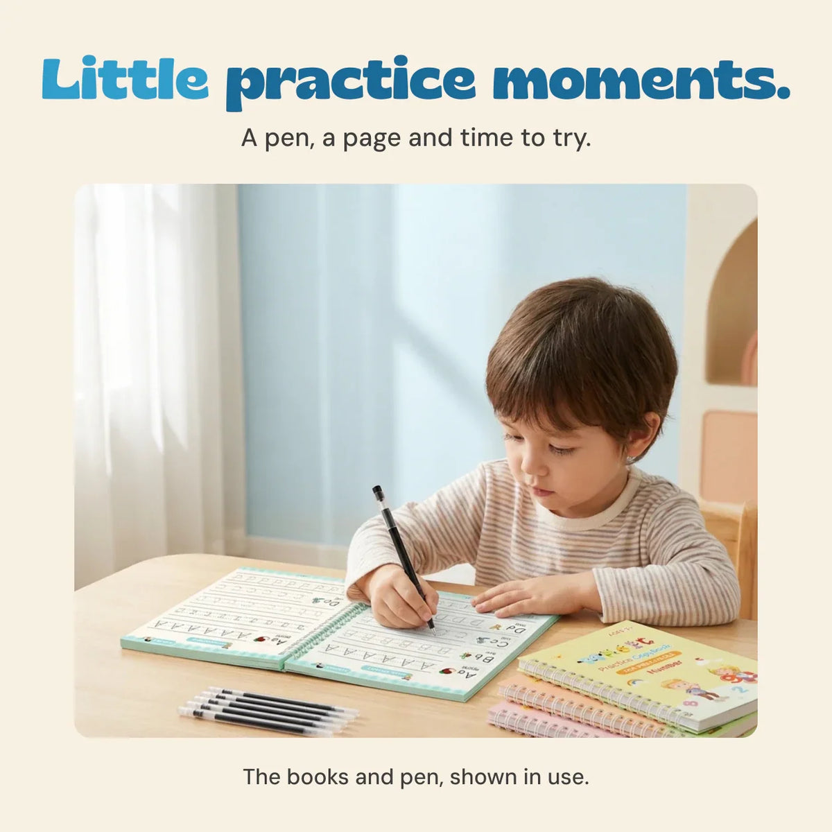 Whimsical Wanderer Tracing Book Set | 4 Books for Letters, Numbers & Drawing