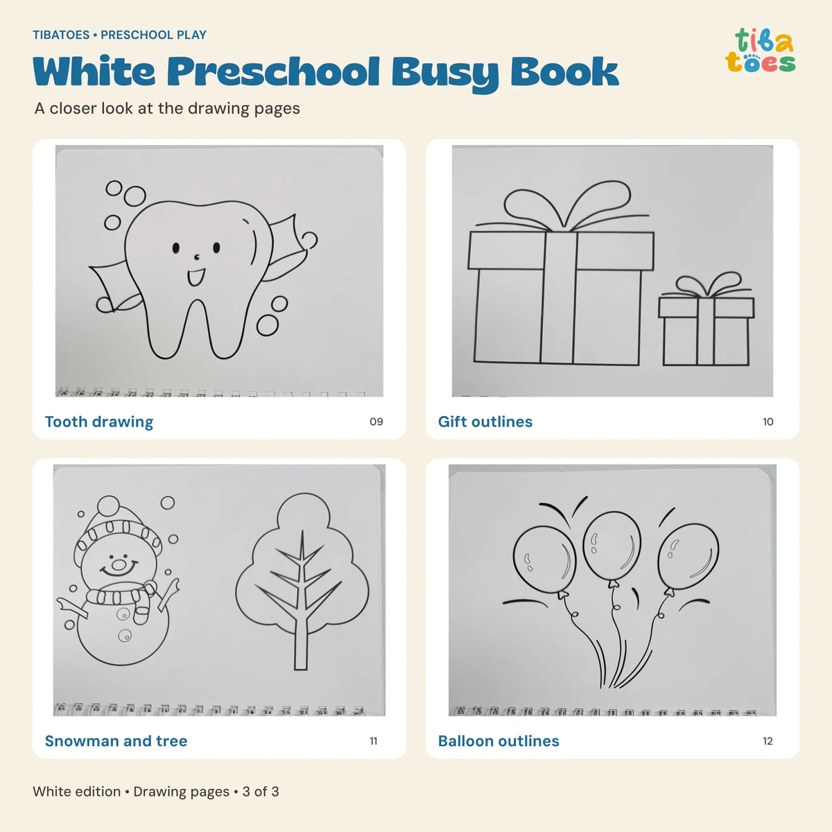 GentlePath Montessori Busy Book | Engaging Learning Activity for Toddlers