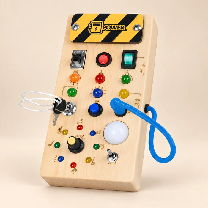 GentleStep Montessori Switch Board | Light Switch Busy Board for Toddlers