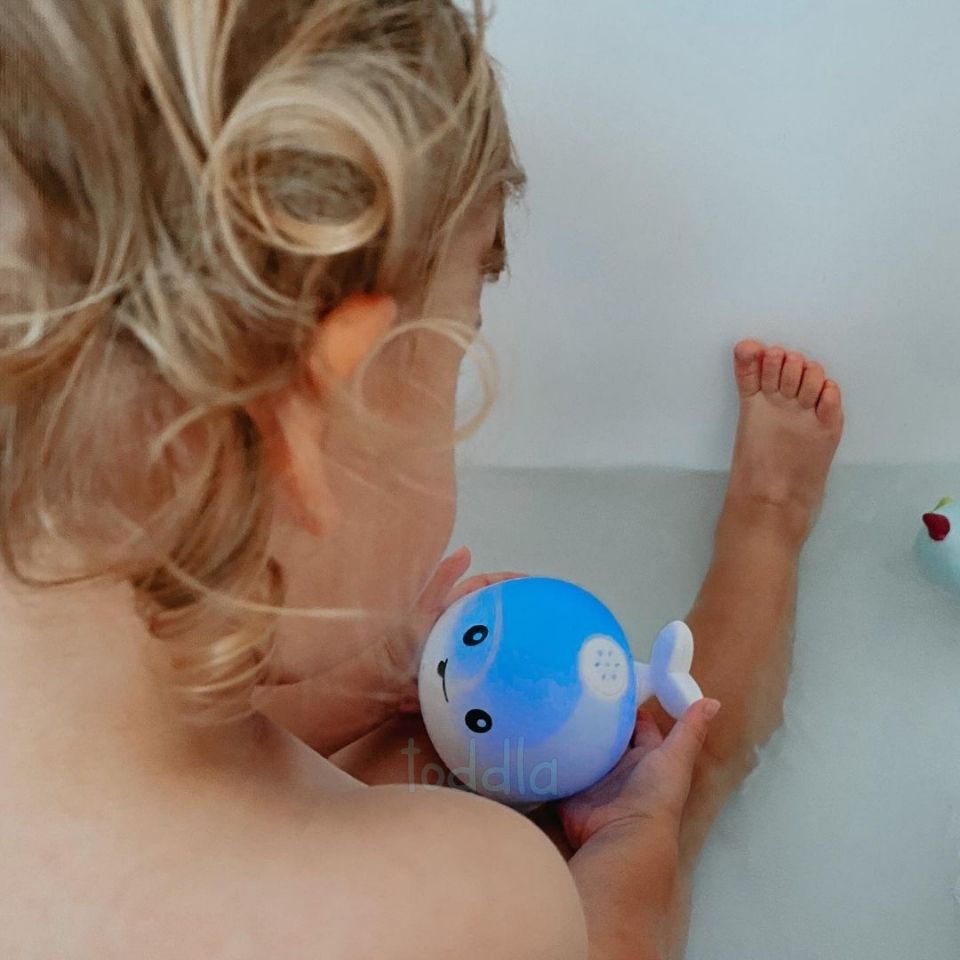 Baby Bisou Whale Bath Toy