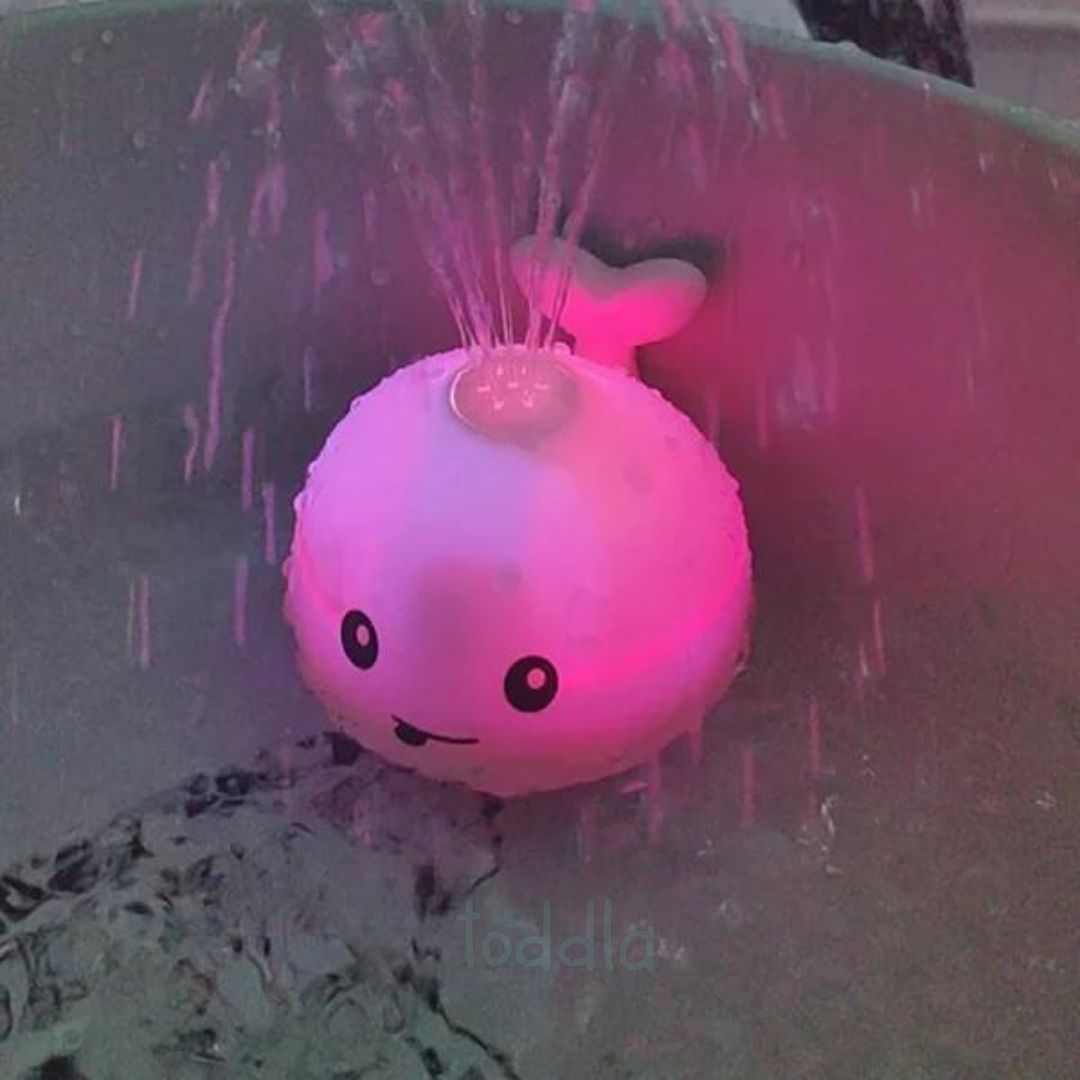 Baby Bisou Whale Bath Toy
